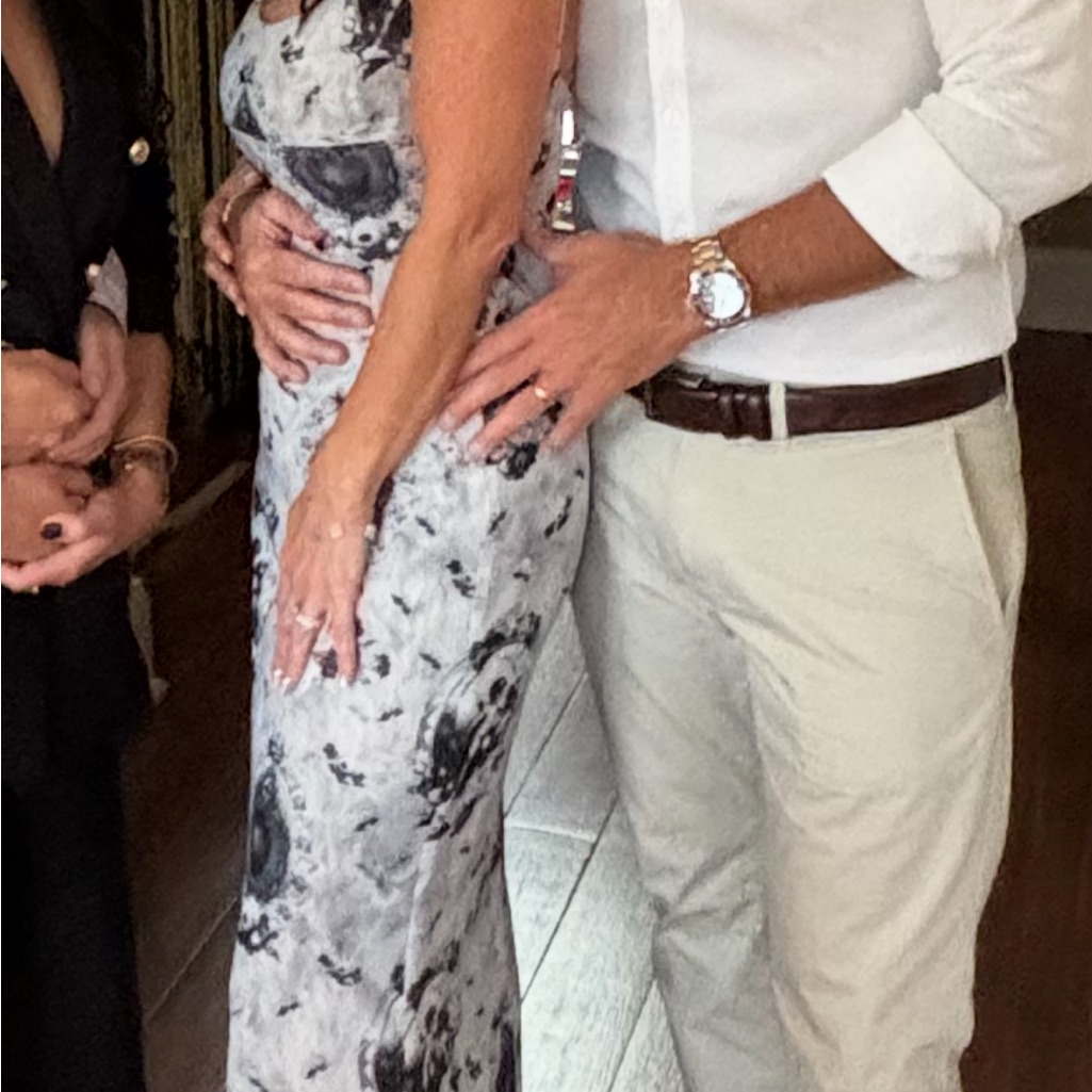 Miaou Black And White Floral Maxi Dress